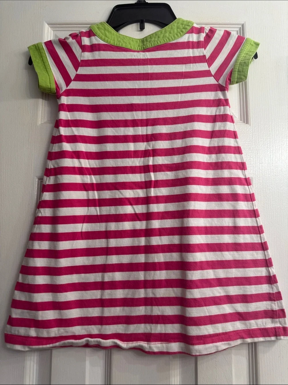 Girls' Pink & White Stripe Dress and Yellow Fruit-Print Dress - 2 Pack size 6
